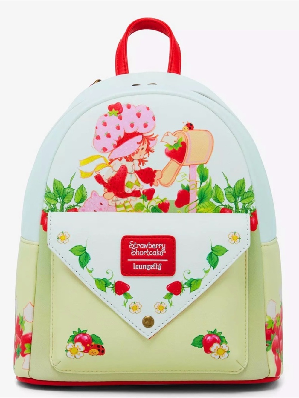 Loungefly Strawberry Shortcake Envelope Mini Backpack NWT